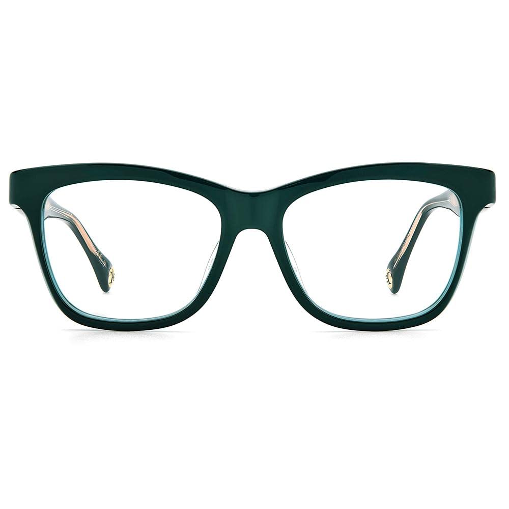 Carolina Herrera CH0016 1ED Eyeglasses Women's Black/Green Full Rim 52mm