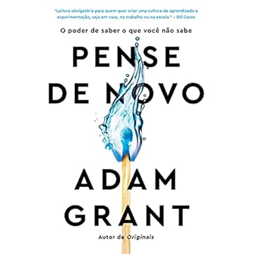 Capa do livro Pense de novo: O poder de saber o que você não sabe
