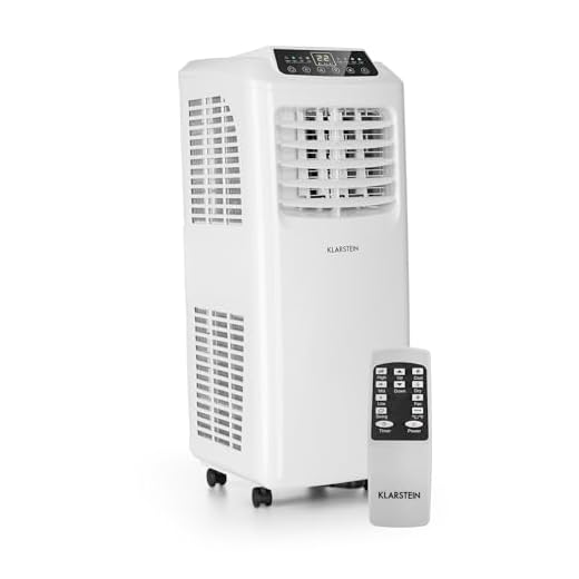 Klarstein Pure Blizzard 3 2G - Klimaanlage, 3-in-1: Kühlung, Ventilator, Luftentfeuchter, Timer, geräuscharm, 17-30°C, Energieeffizienzklasse A, 7000 BTU/2,1 kW, 21-34 m², Fernbedienung, elfenbein