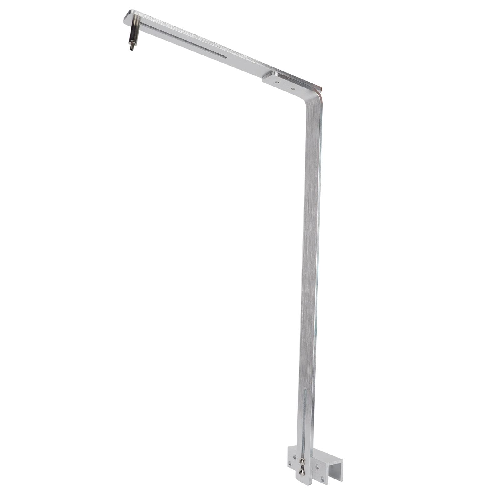 Qukaim Suministros para peceras de acuario, brazo de montaje de tanque LED, aleación de aluminio, ajustable, soporte de luz para acuarios