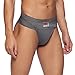 Omtex Men's Athletic Tokyo Stretchable Supporter Back Covered with Cup Pocket, Ideal for Workout and Sports Quick Dry Moisture Wicking Underwear Grey - Medium