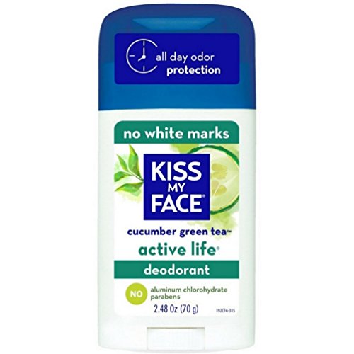 Kiss My Face Active Life Deodorant, Cucumber Green Tea 2.48 oz