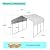 10x15 FT Heavy Duty Metal Carport, Outdoor Garage Car Shelter with Galvanized Metal Roof and Reinforced Steel Frame, Weather-Resistant Canopy for Car, Boats and Truck, Black