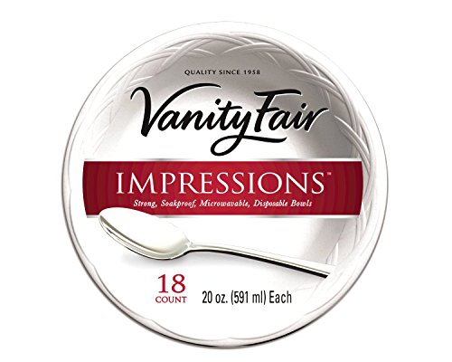Vanity Fair Everday Bowls - 20 oz - 18 ct - 2 pk