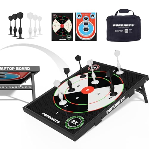 Popdarts SwapTop Kit One Frame Endless Games. The Ultimate Indoor/Outdoor Game for All Ages