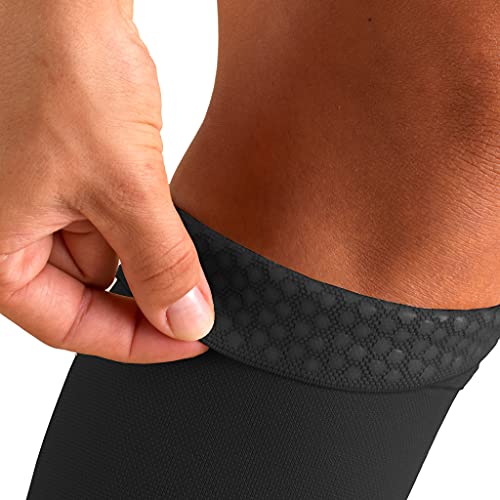 Truform 8868BL-M 20-30 Mmhg Compression Stockings For Men And Women, Thigh High Length thumb #2