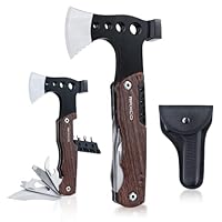 Raxco Survival Axt - Multifunktionswerkzeug, Handbeil, 8-in-1, für Outdoor Camping und Männergeschenke