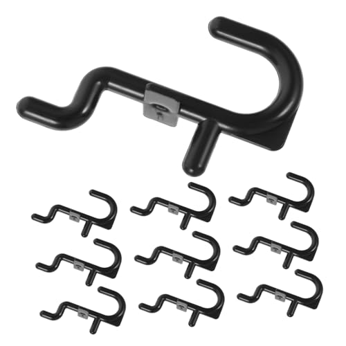 Cabilock Pegboard Hooks Fixer 20pcs Plastic Wall Hooks for Tools Clothing and Multi-Function Storage