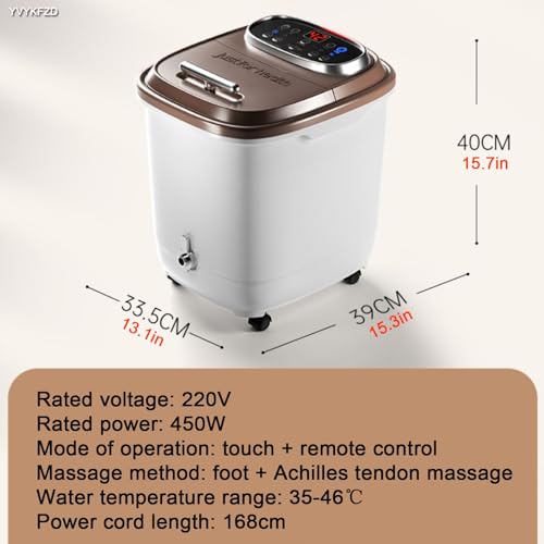 Spa de pies portátil YVYKFZD con control de temperatura miniatura 2