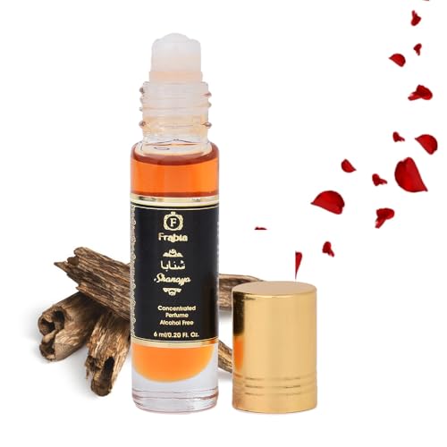 Image of Shanaya 6ml ATTAR /ITTAR No Alcohol LONG LASTING Roll On Perfume for Men and Women | Saffron, Chocolate, Amber and Woody Fragrance Notes | Ideal for Gift