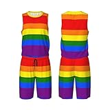Photo Gallery stolmx uniforme su ordinazione del jersey di pallacanestro della gioventù degli uomini dell arcobaleno con l uniforme, nero , 3xl Photo Gallery stolmx uniforme su ordinazione del jersey di pallacanestro della gioventù degli uomini dell arcobaleno con l uniforme, nero , 3xl
