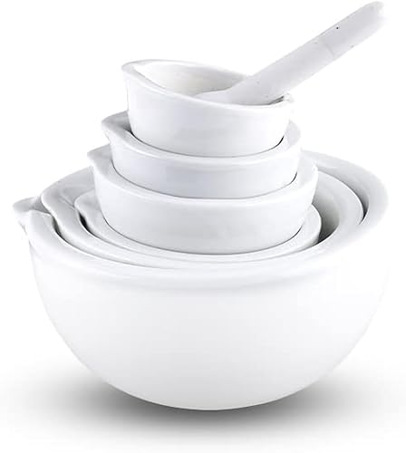 Mortero y mortero, trituradora de especias, cuenco de cerámica para mezclar moler, mortero de pimienta, molinillo de ajo, molinillo de hierbas de