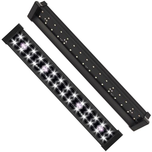 Reptile LED UVB Light – 16-INCH 18W UVB10.0 Linear UV Lamp for Bearded Dragons, Turtles & Lizards – Strip UVB Bar with UVA UVB Output, 8 X UV Beads, 6500K – Bulb-Free