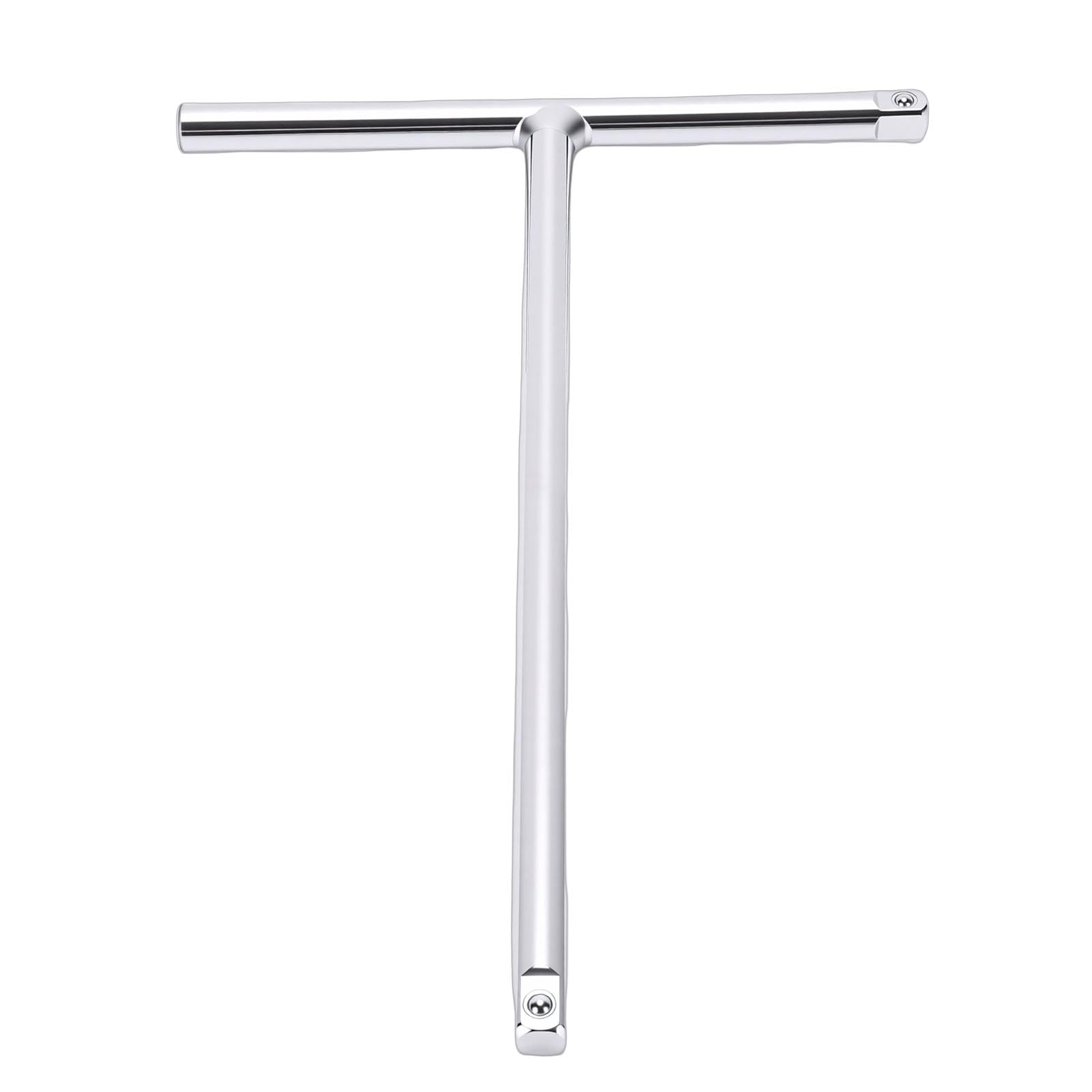 KIMISS Dual Drive T Handle, 3/8in Drive T Handle Wrench Mini 08-0360 Chrome Vanadium Tool Steel Socket Wrench for Use in Tight Spaces