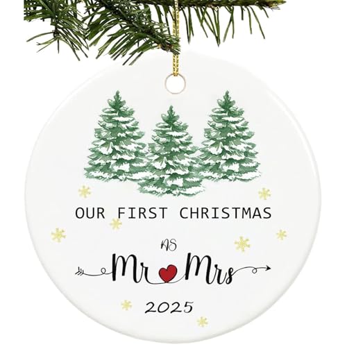Our First Christmas Married Ornament