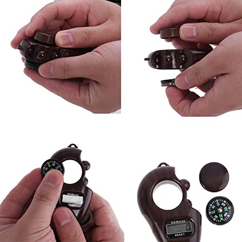 Image of Mantra Jaap Digital Tally Counting with Compass Unique Design & Mini Hand Tally Counter Prayer Beads Digital Jap Mala Combo Set-1-MULTI-COLOR