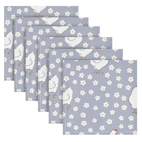Set de 6 servilletas de tela 20x20 pulgadas miniatura 2