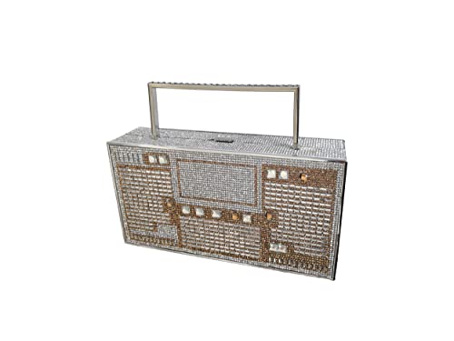 Image of Women Retro Crossbody Bag Rhinestone Fun Unique Evening Clutch Purses for Women