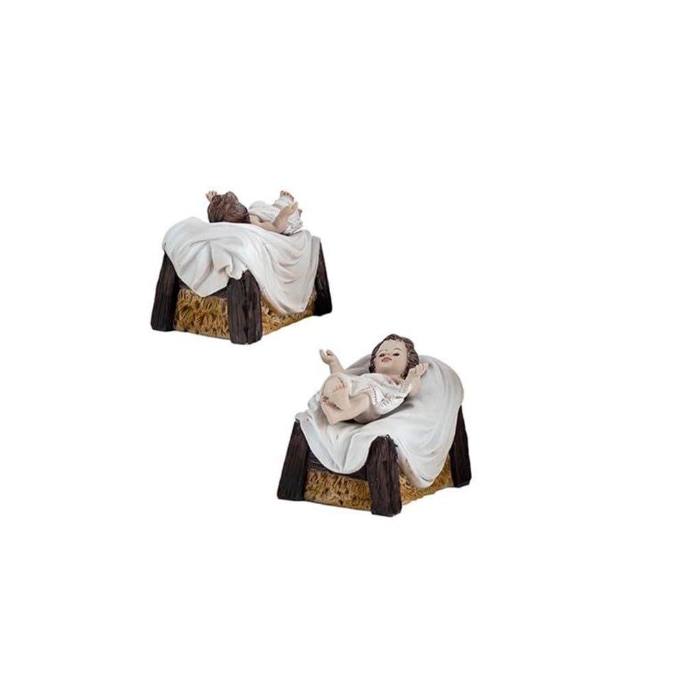 Misterio Nacimiento Navidad 9 Piezas 25 cm. Belén clásico Resina Figura Sagrada Familia Reyes Magos