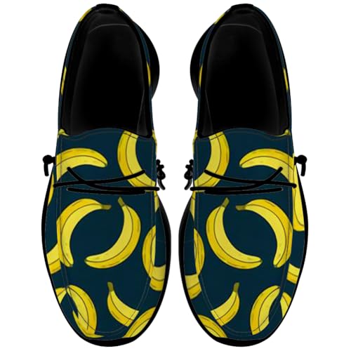 Quorax Banana Shoes Women Men Loafers Slip-on Shoes Banana Gifts for Women Men
