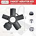 10-in-1 Faucet Aerator Removal Tool Kit,Universal Heavy-duty Aerator Key for Hidden Threaded Aerators/Aerators with Housing,Fits M16.5 M18.5 M21.5 M22 M24 M28 TT TF STD TJ