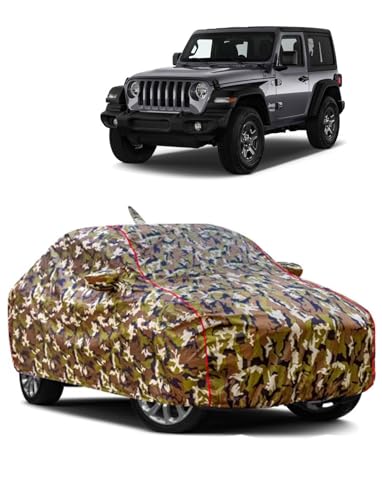 SCOR-TEC Waterproof CAR Cover for Jeep Wrangler (Jeep Wrangler CAR Cover | Wrangler CAR Cover | Wrangler CAR Cover Waterproof | CAR Cover for Wrangler | Wrangler CAR Cover)