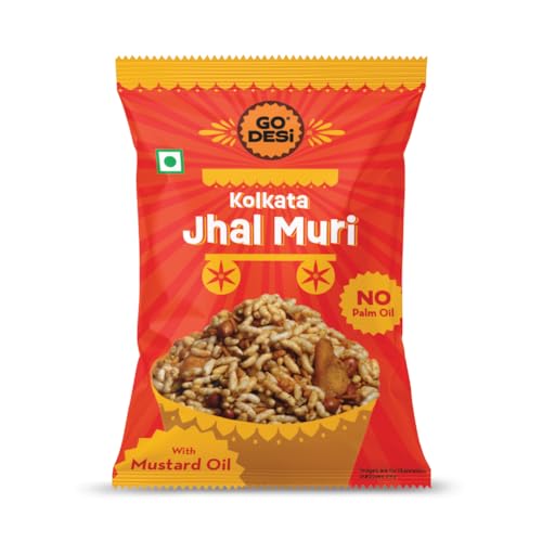 Image of GO DESi - Kolkata Jhal Muri | Jhalmuri | No Palm Oil | Indian Snacks | Street Food | 100 gms