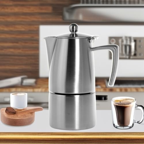 Ilsa Coffee Maker "Slancio" for Induction - Inox 18/10 4-cup