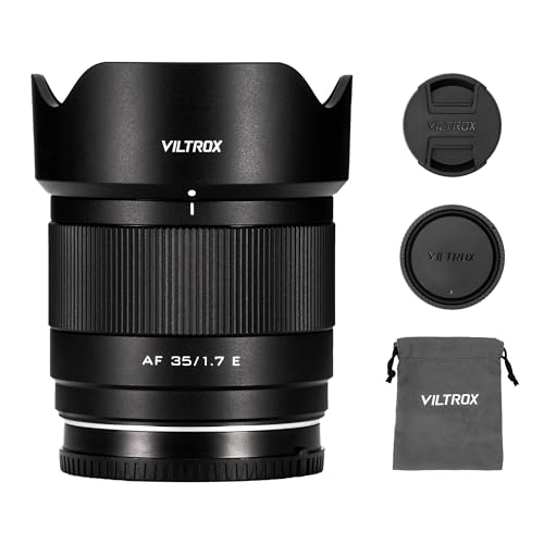 Image of VILTROX 35mm f /1.7 E-Mount Lens 35mm F1.7 Large Aperture APS-C STM Auto Focus Prime Lens Compatible with Sony E-Mount Cameras A6700 A6600 A6500 A6400 ZV-E10 A7C A7RII A7SII A7II A7RIII A9 A1 ZVE1