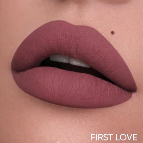 Image of Parul Garg Beauty Creamy Matte Lip Crayon | Soft Matte & Hydrating Formula with Almond Oil & Vitamin E | Rich Pigment & Comfortable Wear | 100% Vegan (First Love 34)