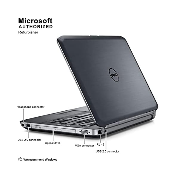 Dell Latitude E5420 14 Inch Business Laptop, Intel Core i5-2410M up to 2.9GHz, 4G DDR3, 500G, DVD, VGA, HDMI, WiFi, Win 10 Pro 64 Bit Multi-Language Support English/French/Spanish(Renewed) - Image 6