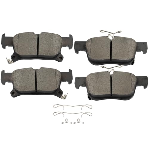 Image of SCITOO D1923 Rear Ceramic Brake Pads Sets w /Hardware Replacement For Buick For Envision 2016-2020