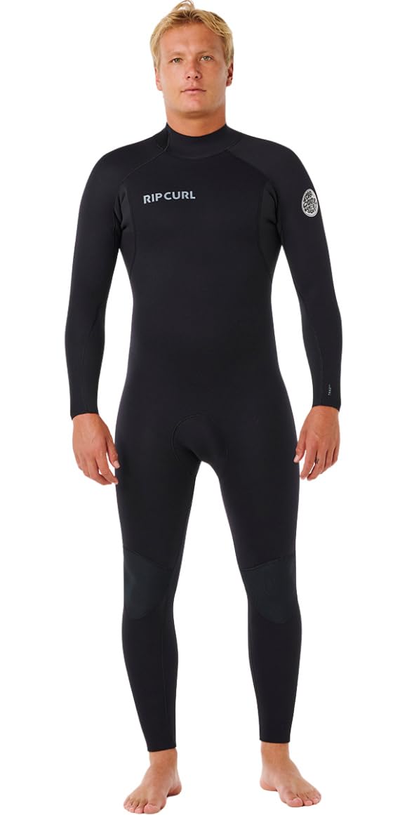 Rip Curl 2026 Uomo Trad 3/2mm Flatlock Back Zip Muta 18EMFS - Black