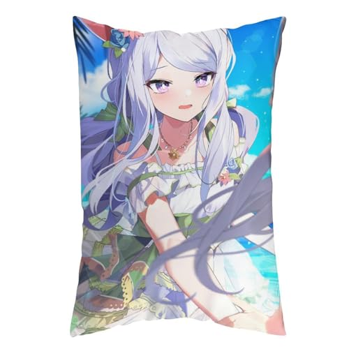 枕カバー メジロマックイーン ピローケース 76cm*50cm まくらカバー 寝具カバー ファスナー式 抱き枕 クッション 吸汗速乾 静電気対策強化 ソファクッションカバー 快適 肌に優しい 軽量 柔らかい ホテル品質 四節通用 家庭用 アニメ キャラクタ