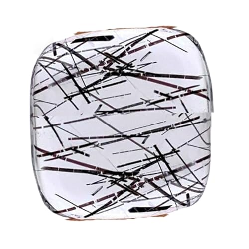 Quartz rutile noir naturel pierre en vrac cabochon carré pour bague et collier DIY