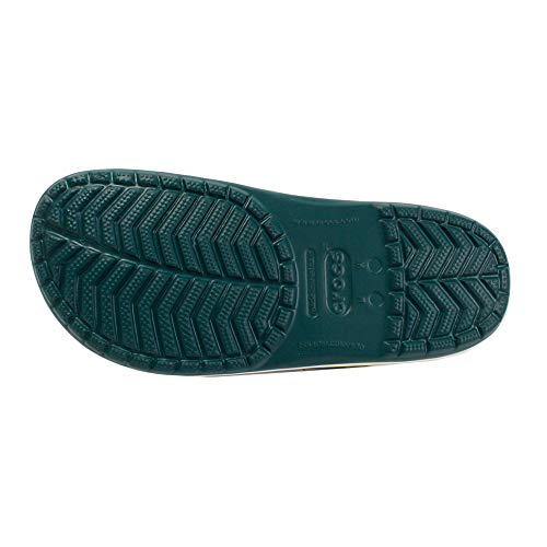 Image of crocs Unisex Crocband Green Clogs - M4W6(11016-3S0)