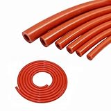 Generic 6PCS 5FT High Performance Automotive Silicone Vacuum Tubing Hose line Kit - 1/8'' 5/32'' 3/16'' 1/4'' 5/16'' 3/8'' (Red)