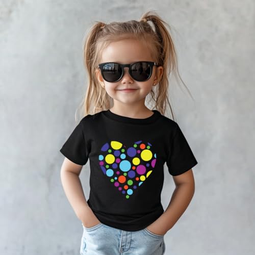 Toddler Boys Girls Kids Dot Day Shirt – Happy International Dot Day Outfit,2T-8T3