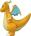 Takaratomy Pokemon Sun & Moon ESP-13 Dragonite Action Figure, 2.5