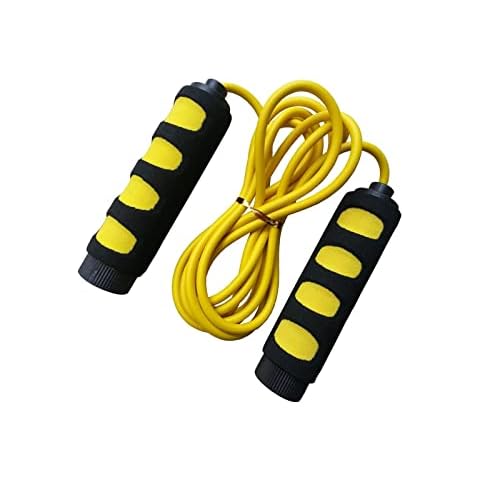 Skipping Rope Adjustable Jump Rope Kids Anti Slip Skip Rope with Foam Handle for Fitness Exercise School Game Outdoor Activity Cover