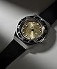 Timex Men's Q Automatic 40 mm Watch - Stainless Steel Synthetic Rubber Strap Champagne Dial Stainless Steel Case TW2W47600 #1