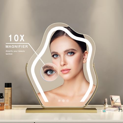 Espejo de Maquillaje con Luces en Forma de Nube miniatura 3