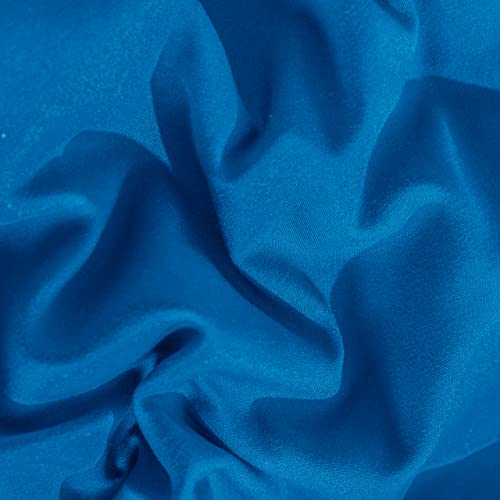 Image of NTBAY Queen Duvet Cover Set, 1 Duvet Cover and 2 Pillow Shams, Soft Brushed Microfiber Comforter Cover with Zipper Closure, Royal Blue