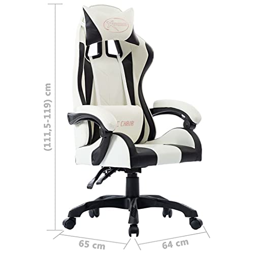 Chaise de jeu ergonomique hauteur réglable contre le mal de dos bureau - 8