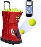 maquina lanza pelotas tenis amazon FÁCIL DE ALMACENAR: - La tolva desmontable es lo suficientemente grande para contener 150 bolas y está diseñada para ahorrar espacio. Adecuado tanto para profesionales como para tenistas principiantes.