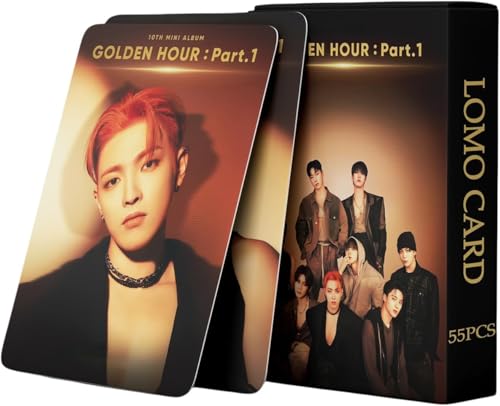 Album Golden Hour Part.1 photocards 55 Pcs Album Golden Hour Part.1 lomo Cards Album Postcards photocards Set