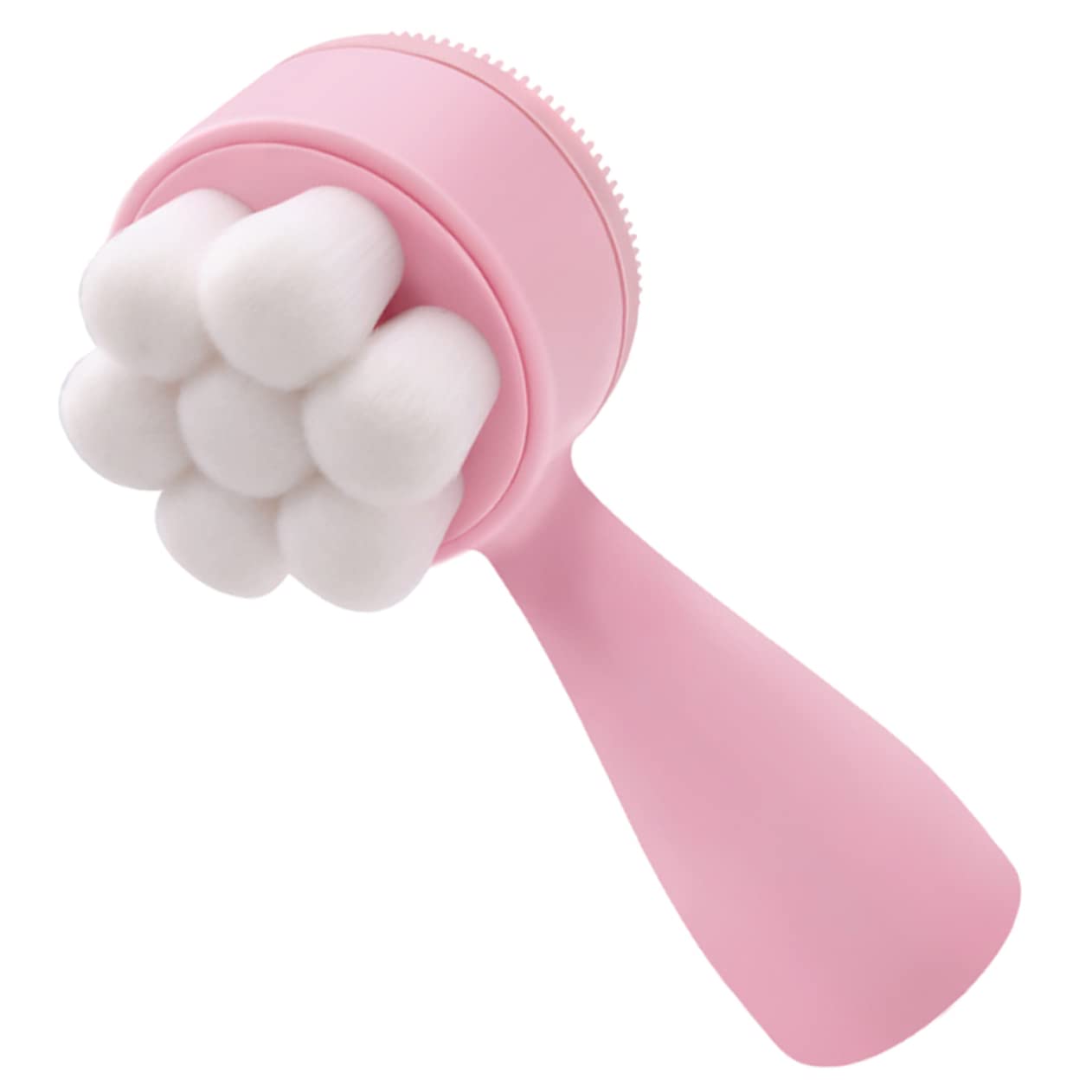 PACKOVE Face Scrubber Brush Double Sided Soft Facial Cleansing Tool for Deep Cleansing Gentle Exfoliation Blackhead Removal and Facial Massage Skin Friendly and Durable