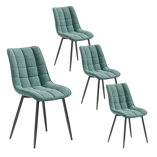 WOLTU Esszimmerstühle 4er Set Küchenstuhl Polsterstuhl Wohnzimmerstuhl Sessel mit Rückenlehne,...