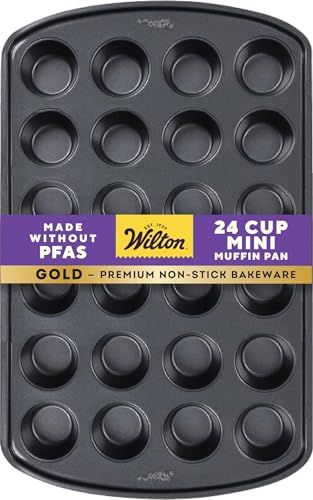 Wilton Gold 24-Cup Mini Muffin Pan