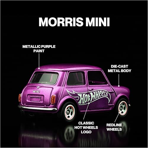 Image of Hot Wheels Collector Edition | Premium Die-Cast Metal Car for Kids & Collectors | Rare One-Time Release Model for Boys | No Restock Limited Edition (Morris Mini)